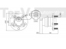 TREVI AUTOMOTIVE WB2171 rato guolio komplektas 
 Ašies montavimas/vairavimo mechanizmas/ratai -> Rato stebulė/montavimas -> Rato guolis
424500F010