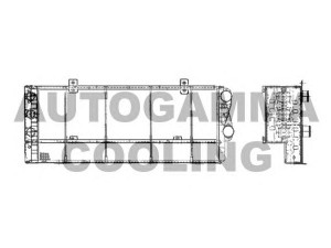 AUTOGAMMA 103342 radiatorius, variklio aušinimas
384000101
