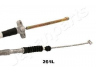 JAPANPARTS BC-261L trosas, stovėjimo stabdys 
 Stabdžių sistema -> Valdymo svirtys/trosai
4643039026, 4643039026