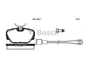 BOSCH 0 986 TB2 621 stabdžių trinkelių rinkinys, diskinis stabdys 
 Techninės priežiūros dalys -> Papildomas remontas
34 11 1 161 347, 34 11 6 761 237