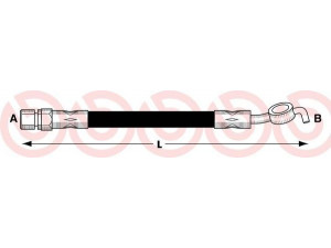 BREMBO T 15 008 stabdžių žarnelė 
 Stabdžių sistema -> Stabdžių žarnelės
96300350, PHD983, 815021203