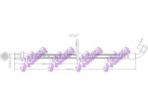 Brovex-Nelson H7127 stabdžių žarnelė 
 Stabdžių sistema -> Stabdžių žarnelės
26591SC000, 26591SC001