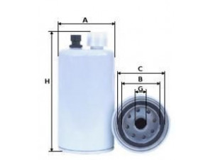 UNIFLUX FILTERS XN360 kuro filtras
76195122, 3954891, 3954904
