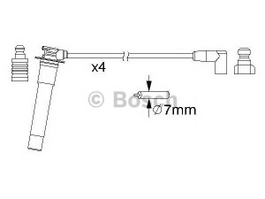 BOSCH 0 986 357 160 uždegimo laido komplektas 
 Kibirkšties / kaitinamasis uždegimas -> Uždegimo laidai/jungtys
NGC 0000 70, GHT 286, NGC 0000 70