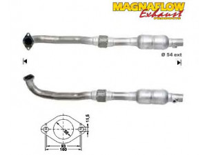 MAGNAFLOW 76704 katalizatoriaus keitiklis 
 Išmetimo sistema -> Katalizatoriaus keitiklis
WCJ000520, WCJ000521