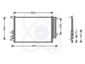 ELECTRO AUTO 30F0077 kondensatorius, oro kondicionierius 
 Oro kondicionavimas -> Kondensatorius
46814850, 60668109, 60679629