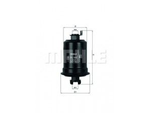 KNECHT KL 543 kuro filtras 
 Techninės priežiūros dalys -> Papildomas remontas
2330079446