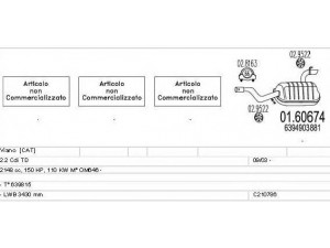 MTS C210786021149 išmetimo sistema 
 Išmetimo sistema -> Išmetimo sistema, visa