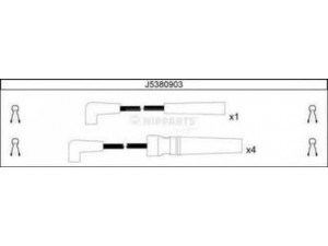 NIPPARTS J5380903 uždegimo laido komplektas 
 Kibirkšties / kaitinamasis uždegimas -> Uždegimo laidai/jungtys