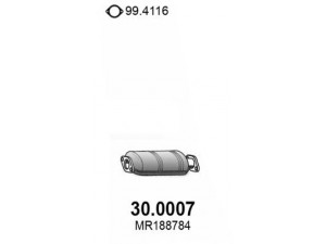 ASSO 30.0007 katalizatoriaus keitiklis 
 Išmetimo sistema -> Katalizatoriaus keitiklis
MR188784