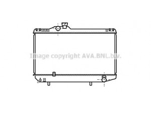 AVA QUALITY COOLING TOA2093 radiatorius, variklio aušinimas 
 Aušinimo sistema -> Radiatorius/alyvos aušintuvas -> Radiatorius/dalys
1640042100, 1640042130