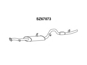 VENEPORTE SZ67073 galinis duslintuvas 
 Išmetimo sistema -> Duslintuvas
1430057B40, 1430057B41, 1430057B42