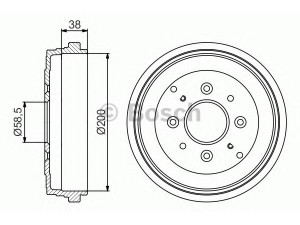 BOSCH 0 986 477 174 stabdžių būgnas 
 Stabdžių sistema -> Būgninis stabdys -> Stabdžių būgnas
115330191, 115 330 191