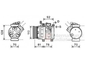 VAN WEZEL 8100K100 kompresorius, oro kondicionierius 
 Oro kondicionavimas -> Kompresorius/dalys
1621303111, 1621303011