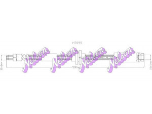 Brovex-Nelson H7095 stabdžių žarnelė 
 Stabdžių sistema -> Stabdžių žarnelės
1501839, 8V412078AA