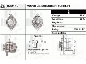EDR 930449 kintamosios srovės generatorius
A7T02077, A7T02077A, A7T02077B