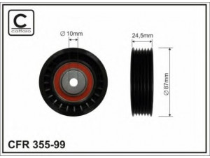 CAFFARO 355-99 kreipiantysis skriemulys, V formos rumbuotas diržas 
 Diržinė pavara -> V formos rumbuotas diržas/komplektas -> Laisvasis/kreipiamasis skriemulys
7700864573