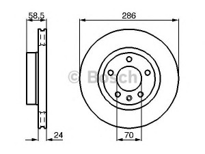 BOSCH 0 986 478 594 stabdžių diskas 
 Dviratė transporto priemonės -> Stabdžių sistema -> Stabdžių diskai / priedai
5 69 053, 90487103, 93182295, 90487103