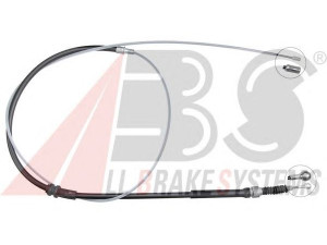 A.B.S. K13876 trosas, stovėjimo stabdys 
 Stabdžių sistema -> Valdymo svirtys/trosai
2K3609721G
