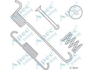 APEC braking KIT2003 priedų komplektas, stabdžių trinkelės 
 Stabdžių sistema -> Būgninis stabdys -> Dalys/priedai