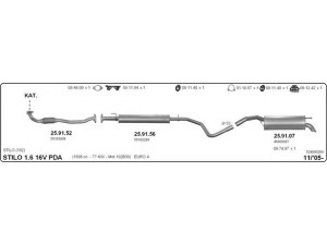 IMASAF 524000264 išmetimo sistema 
 Išmetimo sistema -> Išmetimo sistema, visa