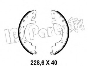 IPS Parts IBL-4504 stabdžių trinkelė 
 Stabdžių sistema -> Būgninis stabdys -> Stabdžių įdėklas/ trinkelė
MB129917, MB151244, MB228107, MB228207