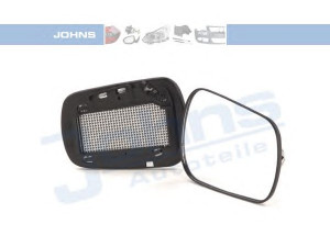 JOHNS 32 02 38-81 veidrodėlio stiklas, išorinis veidrodėlis 
 Kėbulas -> Keleivių kabina -> Veidrodėlis
1 140 588, 1 145 851