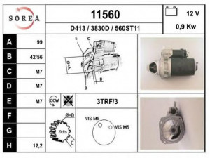 EAI 11560 starteris