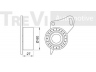 TREVI AUTOMOTIVE TD1482 įtempiklio skriemulys, paskirstymo diržas 
 Techninės priežiūros dalys -> Papildomas remontas
1350587701, 1350587701000