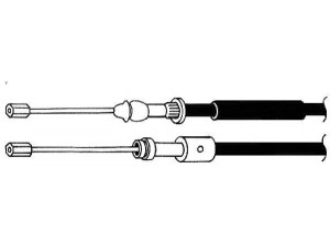 CEF FA02199 trosas, stovėjimo stabdys 
 Stabdžių sistema -> Valdymo svirtys/trosai
4745F4, 1472959080, 1472959080
