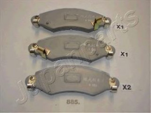 JAPANPARTS PA-885AF stabdžių trinkelių rinkinys, diskinis stabdys 
 Techninės priežiūros dalys -> Papildomas remontas
5581084E01, 55200-83840, 55810-83E00