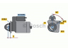 BOSCH 0 001 107 476 starteris 
 Elektros įranga -> Starterio sistema -> Starteris
82 00 792 969