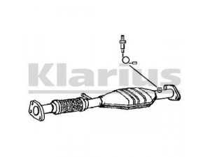 KLARIUS 321840 katalizatoriaus keitiklis 
 Išmetimo sistema -> Katalizatoriaus keitiklis
GEX8080, WAG104530, GEX8080, WAG104530