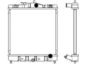 SAKURA  Automotive 1210-0112 radiatorius, variklio aušinimas