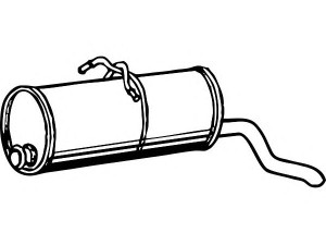 FENNO P1770 galinis duslintuvas 
 Išmetimo sistema -> Duslintuvas
1726-N5, 1726-N6, 1726-N8, 1726-VC