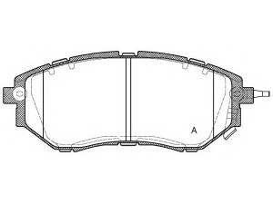 OPEN PARTS BPA1137.02 stabdžių trinkelių rinkinys, diskinis stabdys 
 Techninės priežiūros dalys -> Papildomas remontas
26296AG000, 26296AG030, 26296AG050