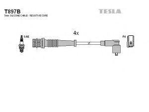 TESLA T897B uždegimo laido komplektas 
 Kibirkšties / kaitinamasis uždegimas -> Uždegimo laidai/jungtys
7760523