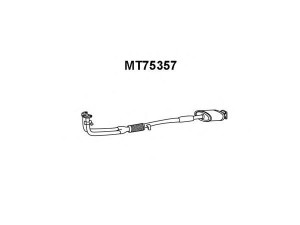 VENEPORTE MT75357 priekinis duslintuvas 
 Išmetimo sistema -> Duslintuvas
MB548287