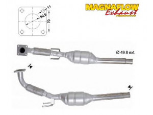 MAGNAFLOW 77022D katalizatoriaus keitiklis 
 Išmetimo sistema -> Katalizatoriaus keitiklis
1J1253058CX