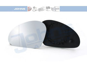 JOHNS 67 15 37-81 veidrodėlio stiklas, išorinis veidrodėlis 
 Kėbulas -> Keleivių kabina -> Veidrodėlis
6L1 857 521A