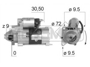 MESSMER 220031 starteris 
 Elektros įranga -> Starterio sistema -> Starteris
M002T87671, M2T87671, 45 00 256