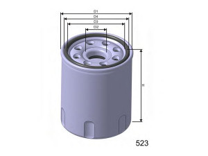 MISFAT Z255 alyvos filtras 
 Techninės priežiūros dalys -> Techninės priežiūros intervalai
1560187106, 1560187106000, 1560187107