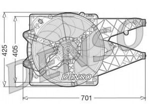DENSO DER09101 ventiliatorius, radiatoriaus
51833973