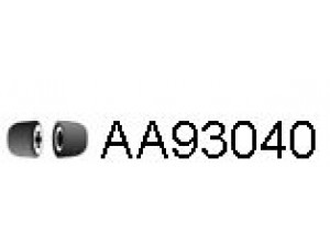 VENEPORTE AA93040 guminė juosta, išmetimo sistema 
 Išmetimo sistema -> Surinkimo dalys -> Atskiros surinkimo dalys -> Guminė juosta
2013650001, 201365000E, 2013685001