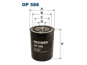 FILTRON OP588 alyvos filtras 
 Filtrai -> Alyvos filtras
OK183, YL4J6714BA, 1520818G00, 1520820N00