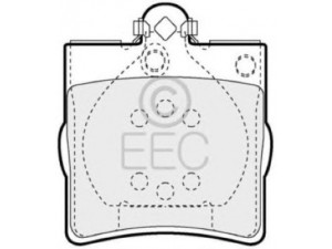 EEC BRP1063 stabdžių trinkelių rinkinys, diskinis stabdys 
 Techninės priežiūros dalys -> Papildomas remontas
24207120, 24207420, 34202720