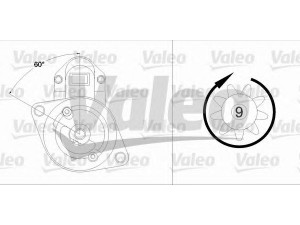 VALEO 458203 starteris 
 Elektros įranga -> Starterio sistema -> Starteris
GXE4527, ADU9703, ADU9800, GEU4527