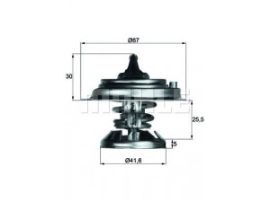 BEHR TX 29 85D termostatas, aušinimo skystis 
 Aušinimo sistema -> Termostatas/tarpiklis -> Thermostat
004 203 09 75, 004 203 10 75, 601 200 00 15