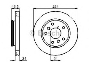 BOSCH 0 986 478 523 stabdžių diskas 
 Dviratė transporto priemonės -> Stabdžių sistema -> Stabdžių diskai / priedai
E92Z 1125 A, GJ25 33 25XB, GJ25 33 25XC