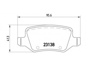 BREMBO P 50 058 stabdžių trinkelių rinkinys, diskinis stabdys 
 Techninės priežiūros dalys -> Papildomas remontas
1684200420, 4144200120, A1684200420